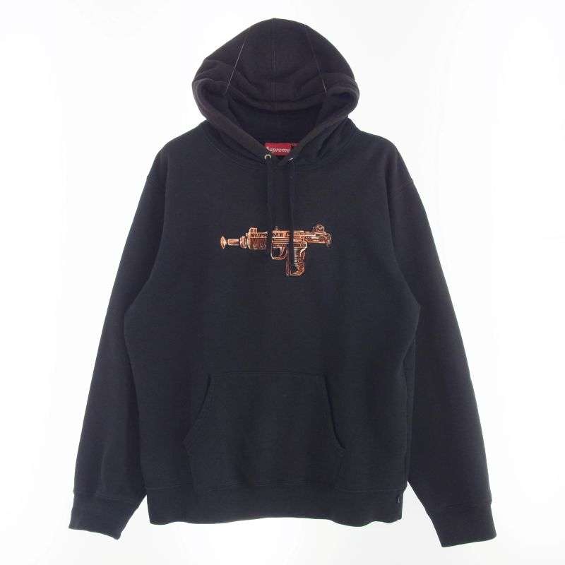 シュプリーム 19SS Toy Uzi Hooded Sweatshirt ピストル グラフィック刺繍 スウェット パーカー 買取実績 画像