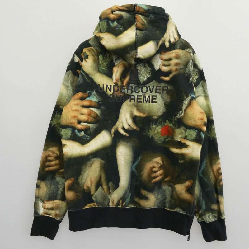 シュプリーム 15SS × UNDERCOVER アンダーカバー Hooded Sweatshirt 総柄 サイドジップ フーディー パーカー 買取実績 画像