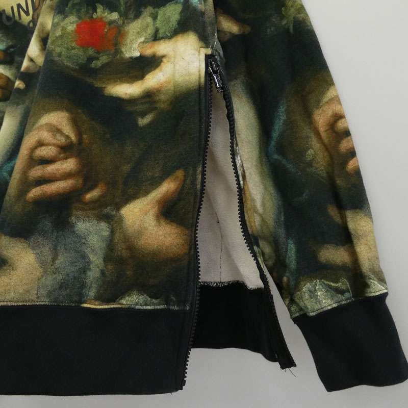 シュプリーム 15SS × UNDERCOVER アンダーカバー Hooded Sweatshirt 総柄 サイドジップ フーディー パーカー 買取実績 画像