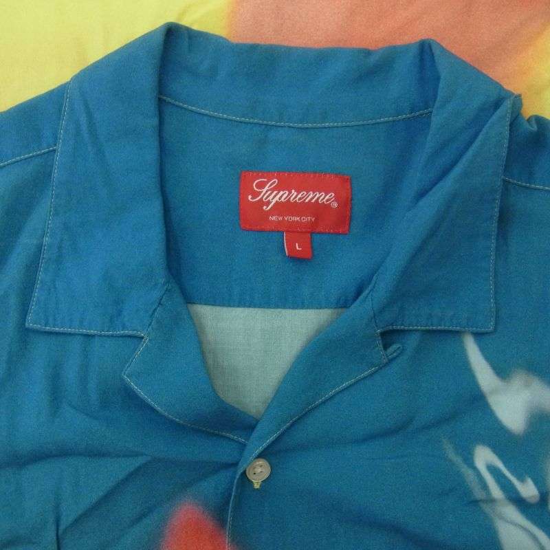 シュプリーム 20AW Blow Back Rayon S/S Shirt ブローバック レーヨン 半袖 アロハシャツ 買取実績 画像