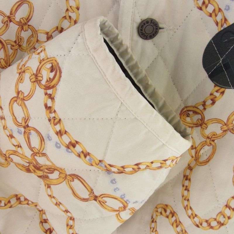 シュプリーム 20AW Chains Quilted Jacket チェーンプリント キルティング ジャケット 買取実績 画像