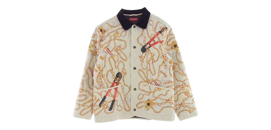 シュプリーム 20AW Chains Quilted Jacket 買取実績