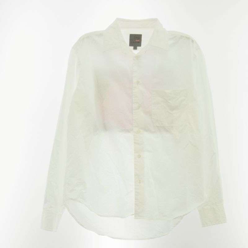 シュプリーム 20AW × Yohji Yamamoto Shirt ヨウジヤマモト バックプリント フラワーフォト デザイン 長袖シャツ 買取実績 画像