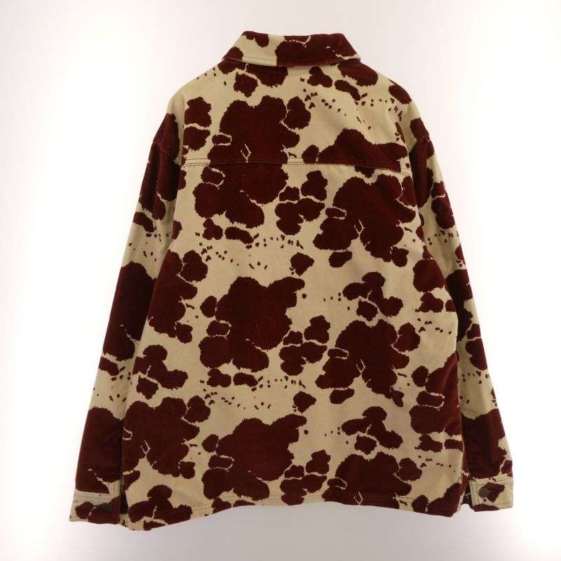 シュプリーム 20SS Cow Velvet Chore Coat 牛柄 アニマル カウ ベルベット カバーオール チョア コート ジャケット 買取実績 画像