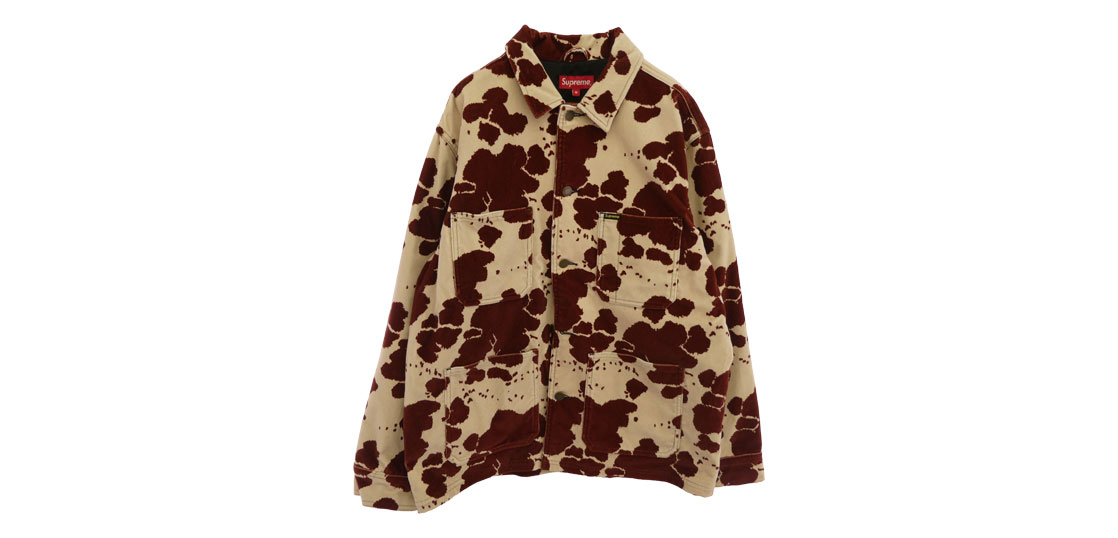 シュプリーム 20SS Cow Velvet Chore Coat 買取実績