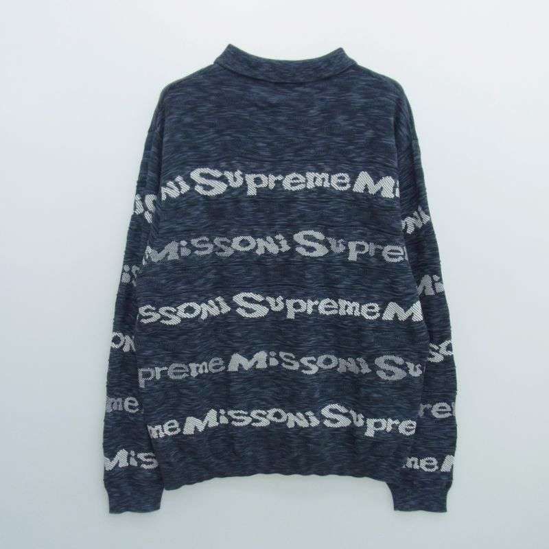 シュプリーム 21AW Missoni Zip L/S Polo ミッソーニ ジップ 長袖 ポロシャツ 買取実績 画像
