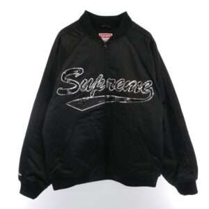 シュプリーム 21AW × Mitchell & Ness Sequin Logo Varsity Jacket  買取実績