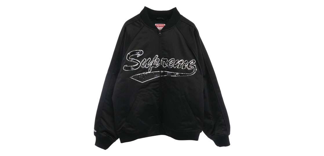 シュプリーム 21AW × Mitchell & Ness Sequin Logo Varsity Jacket  買取実績