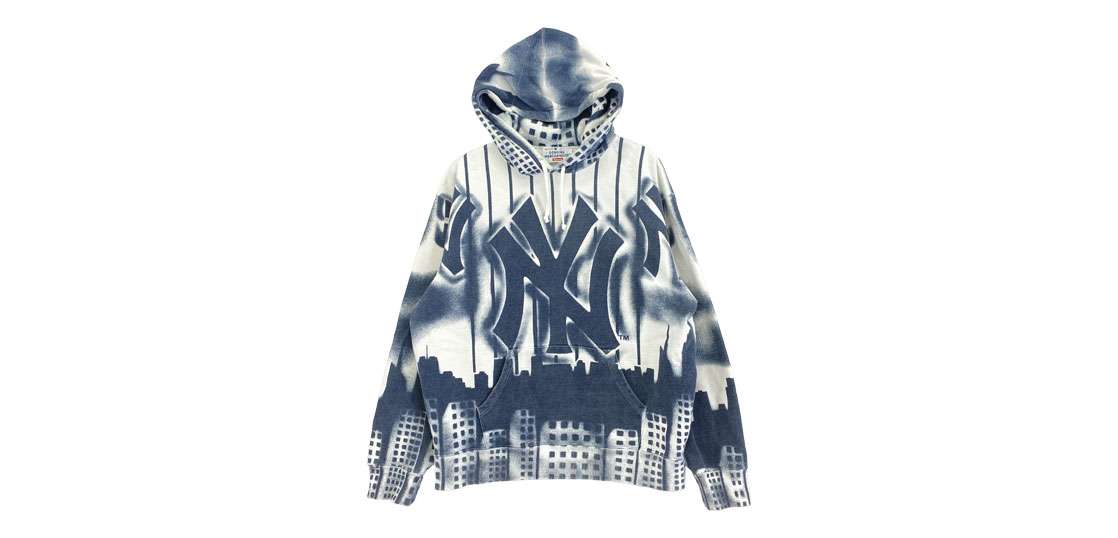 シュプリーム 21AW New York Yankees Airbrush Hooded Sweatshirt 買取実績