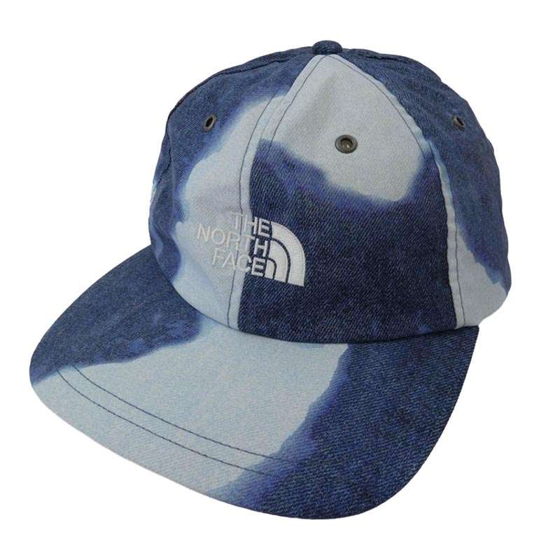 シュプリーム 21AW NN52152I Bleached Denim Print 6-Panel Indigo ブリーチド デニム プリント 6パネル インディゴ キャップ 買取実績 画像