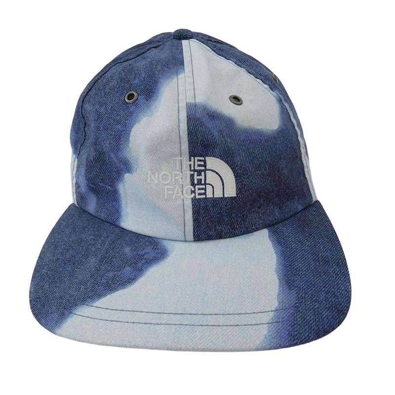 シュプリーム 21AW NN52152I Bleached Denim Print 6-Panel Indigo ブリーチド デニム プリント 6パネル インディゴ キャップ 買取実績 画像