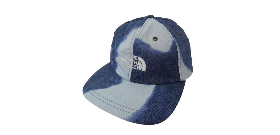 シュプリーム × ノースフェイス 21AW NN52152I Bleached Denim Print 6-Panel Indigo 買取実績