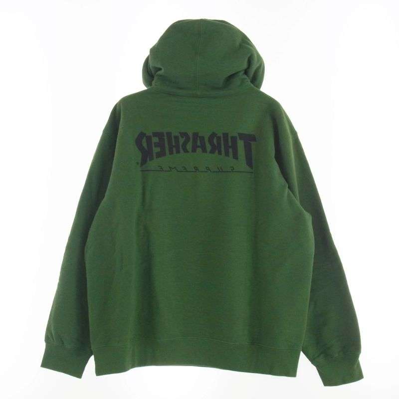 シュプリーム 21AW Thrasher Hooded Sweatshirt スラッシャー スウェット パーカー 買取実績 画像