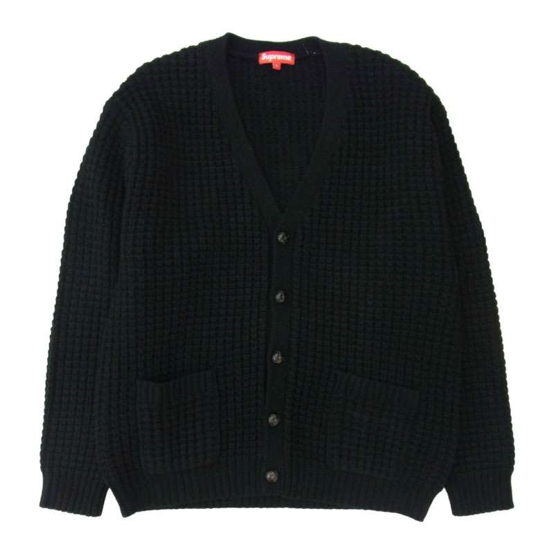 シュプリーム 21AW Waffle Knit Cardigan ワッフル ニットカーディガン 買取実績 画像