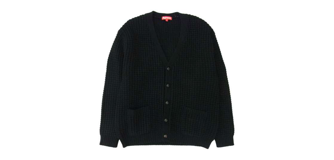 シュプリーム 21AW Waffle Knit Cardigan 買取実績