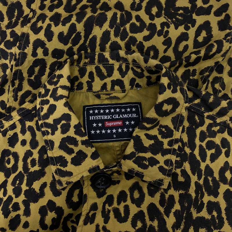 シュプリーム 21SS 02211ZI1024 HYSTERIC GLAMOUR Leopard Trench ヒステリックグラマー レオパード トレンチ コート 買取実績 画像