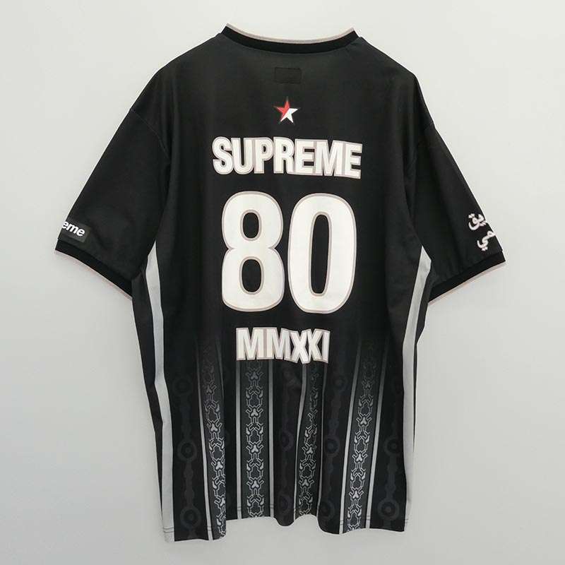 シュプリーム 21SS Arabic Logo Soccer Jersey アラビック ロゴ 半袖 サッカー ジャージ カットソー 買取実績 画像