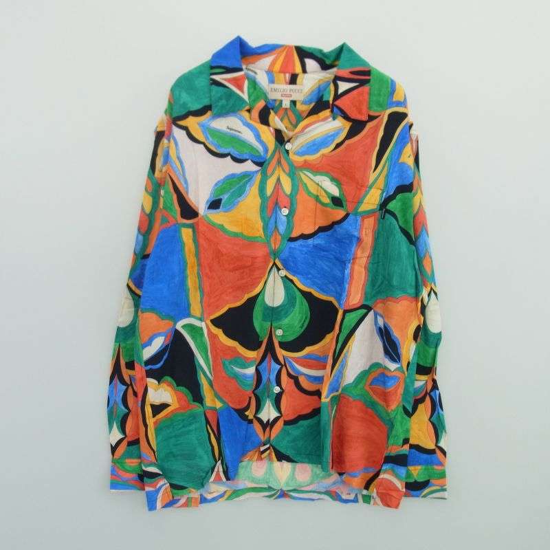 シュプリーム 21SS × Emilio Pucci L/S Shirt エミリオプッチ ロングスリーブ 長袖 シャツ 買取実績 画像