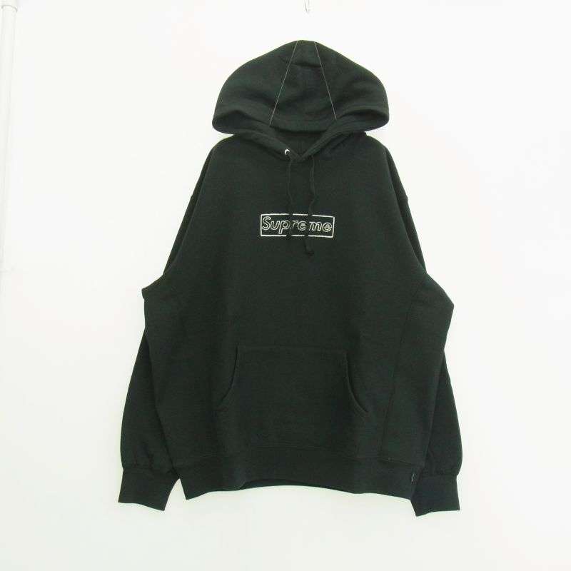 シュプリーム 21SS kaws chalk logo hooded sweatshirt カウズ チョーク ボックス ロゴ プルオーバー パーカー 買取実績 画像