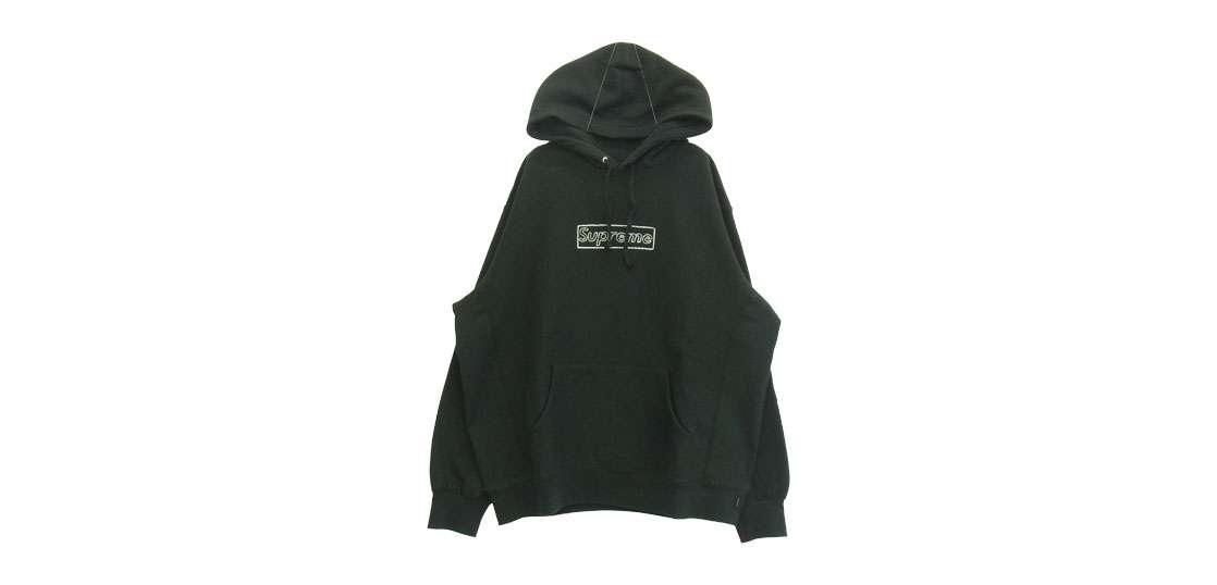 シュプリーム 21SS kaws chalk logo hooded sweatshirt 買取実績