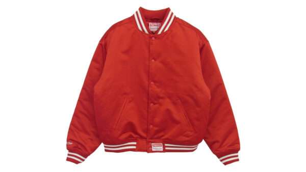 シュプリーム 21SS Mitchell & Ness Satin Varsity Jacket 買取実績