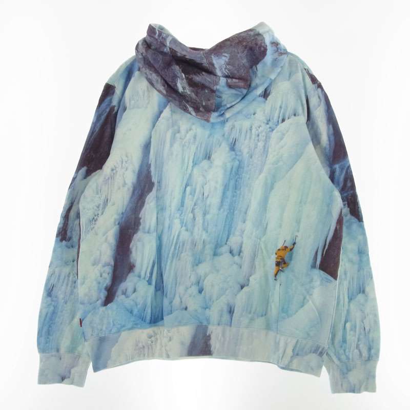 シュプリーム 21SS NT12100I × THE NORTH FACE Ice Climb Hooded Sweatshirt ザノース フェイス アイス クライム フーデッド スウェット パーカー 買取実績 画像