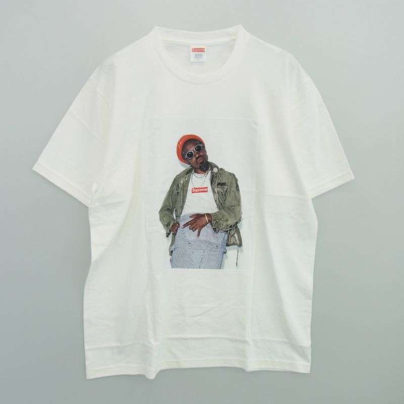 シュプリーム 22AW Andr? 3000 Tee アンドレ 3000 プリント クルーネック 半袖Tシャツ カットソー 買取実績 画像