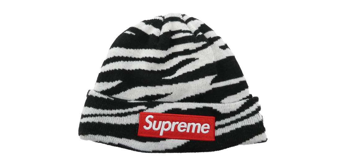 シュプリーム 22AW Box Logo Beanie Zebra 買取実績