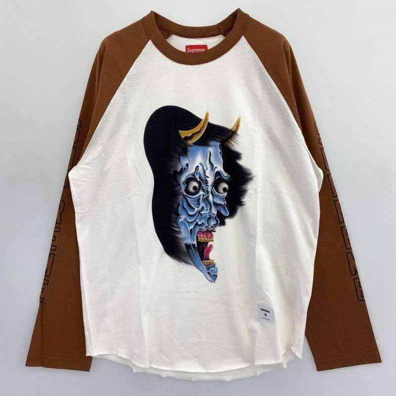 シュプリーム 22AW Demon Raglan デーモン プリント ラグラン 長袖 ロングスリーブ Tシャツ カットソー 買取実績 画像