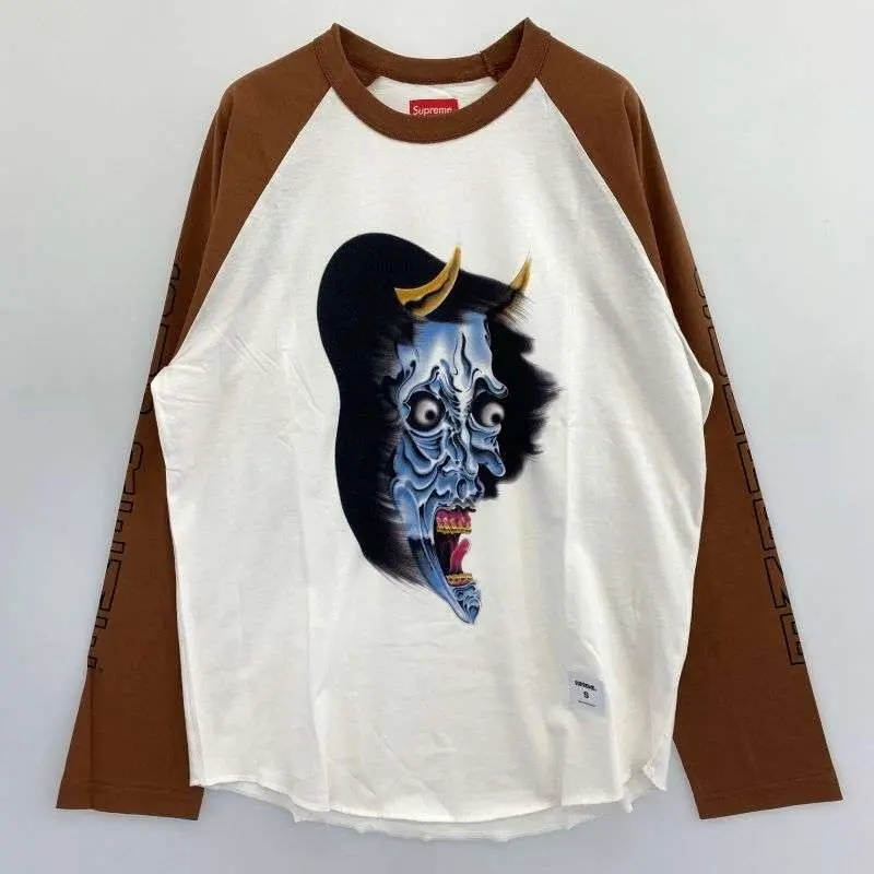 シュプリーム 22AW Demon Raglan デーモン プリント ラグラン 長袖