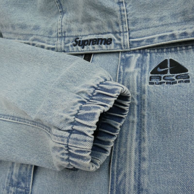 シュプリーム 22aw DN3245-469 × NIKE ACG ナイキ エーシージー Denim Pullover デニム プルオーバー アノラック ジャケット 買取実績 画像