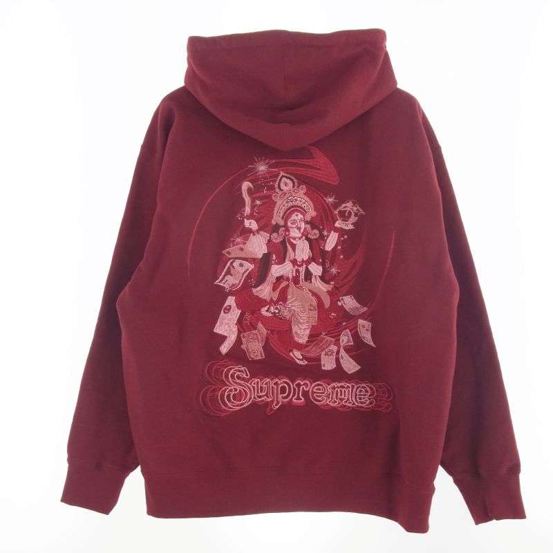 シュプリーム 22AW Lakshmi Zip Up Hooded Sweatshirt Cardinal ラクシュミ ジップアップ フーデッド スウェットシャツ フーディ パーカー 買取実績 画像