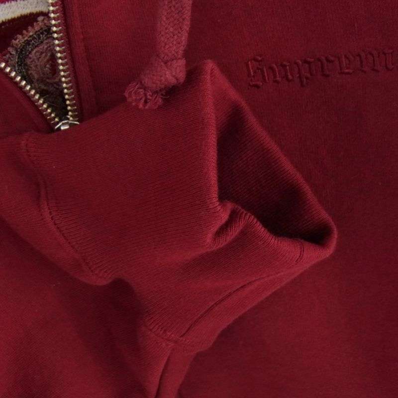 シュプリーム 22AW Lakshmi Zip Up Hooded Sweatshirt Cardinal ラクシュミ ジップアップ フーデッド スウェットシャツ フーディ パーカー 買取実績 画像