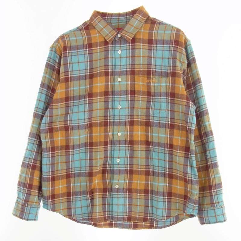 シュプリーム 22AW Plaid Flannel Shirt プレイド フランネル チェック シャツ 買取実績 画像