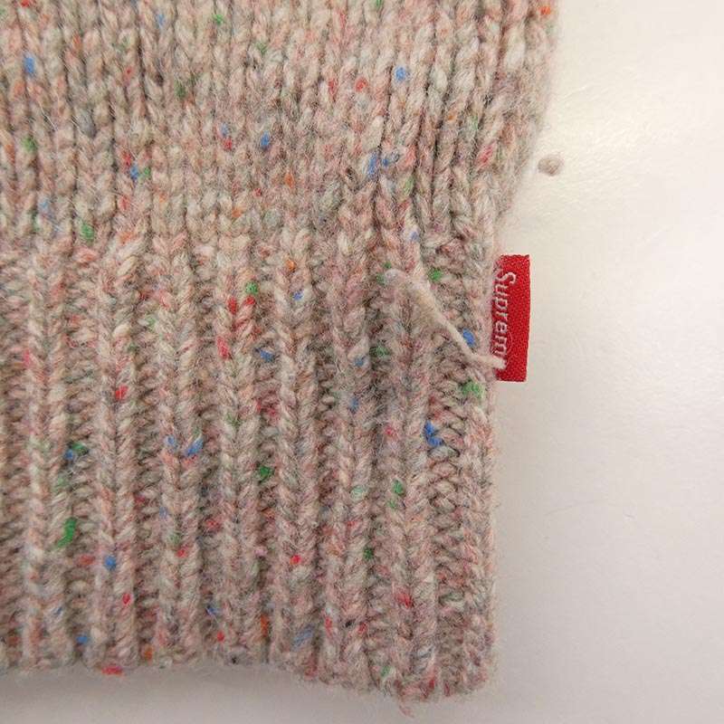 シュプリーム 22AW Small Box Speckle Sweater スモール ボックス スペックル クルーネック セーター ニット 買取実績 画像