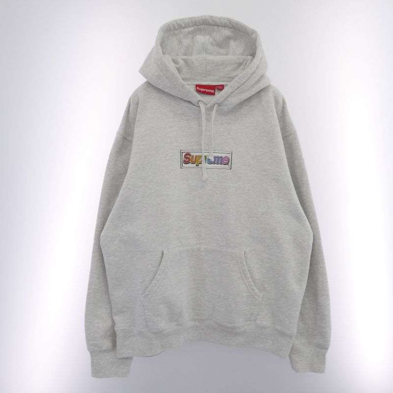 シュプリーム 22SS Bling Box Logo Hooded Sweatshirt ブリングボックスロゴ フーデッド スウェットシャツ プルオーバーパーカー 買取実績 画像