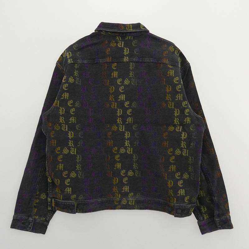 シュプリーム 22SS Gradient Jacquard Denim Work Jacket 買取実績 画像