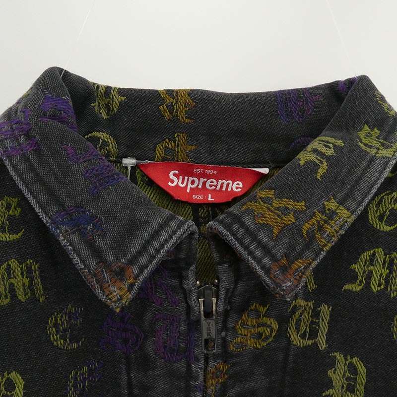 シュプリーム 22SS Gradient Jacquard Denim Work Jacket 買取実績 画像