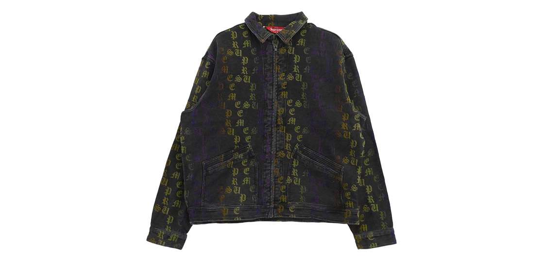 シュプリーム 22SS Gradient Jacquard Denim Work Jacket 買取実績