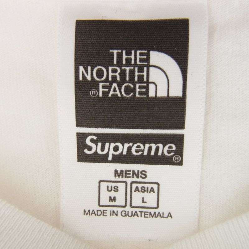 シュプリーム 22SS NT022091 × THE NORTH FACE ノースフェイス Bandana Tee バンダナ 半袖 Tシャツ 買取実績 画像