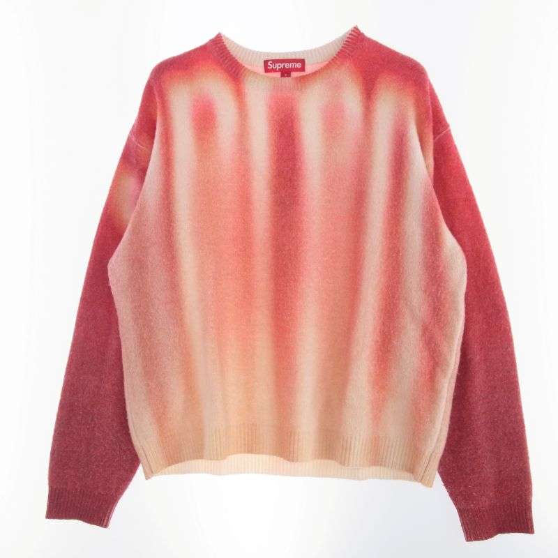 シュプリーム 23AW Blurred Logo Sweater ブラードロゴ ウール セーター 買取実績 画像