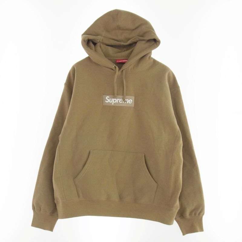 シュプリーム 23AW Box Logo Hooded Sweatshirt Sand ボックスロゴ フーデッド スウェットシャツ パーカー フーディ 買取実績 画像