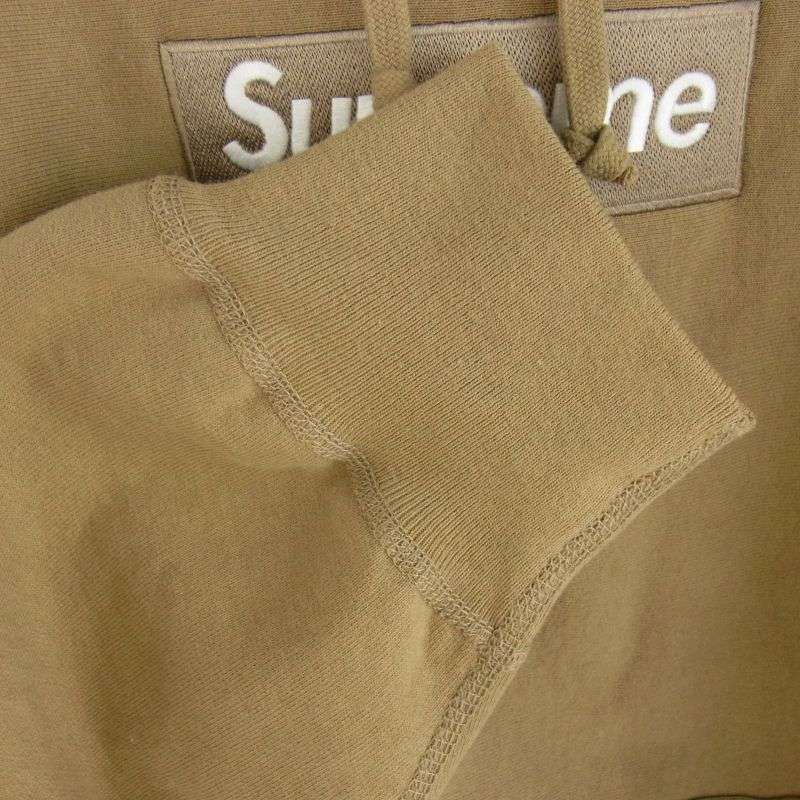 シュプリーム 23AW Box Logo Hooded Sweatshirt Sand ボックスロゴ フーデッド スウェットシャツ パーカー フーディ 買取実績 画像