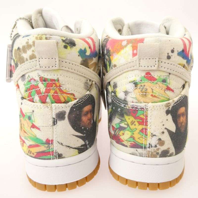 シュプリーム 23AW FD8779-100 ×DUNK HIGH OG QS Rammellzee ダンク ハイ ラメルジー ハイカット スニーカー 買取実績 画像