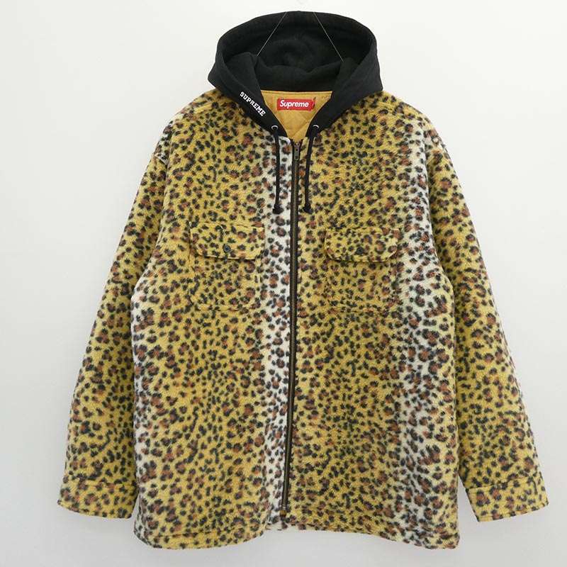 シュプリーム 23AW Fleece Zip Up Hooded Shirt フリース ジップ アップ シャツ ジャケット 買取実績 画像