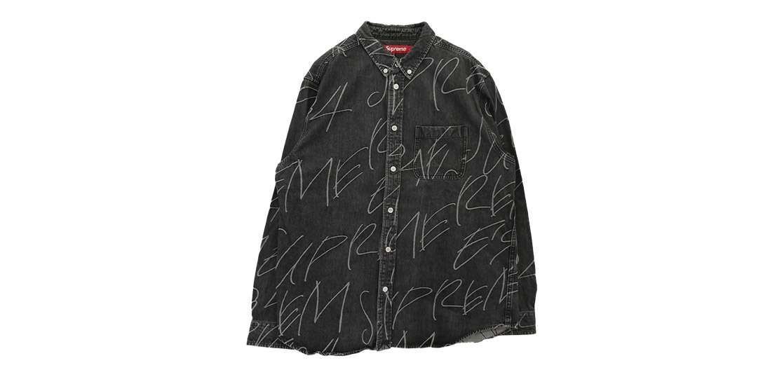 シュプリーム 23AW Handwriting Jacquard Denim Shirt 買取実績