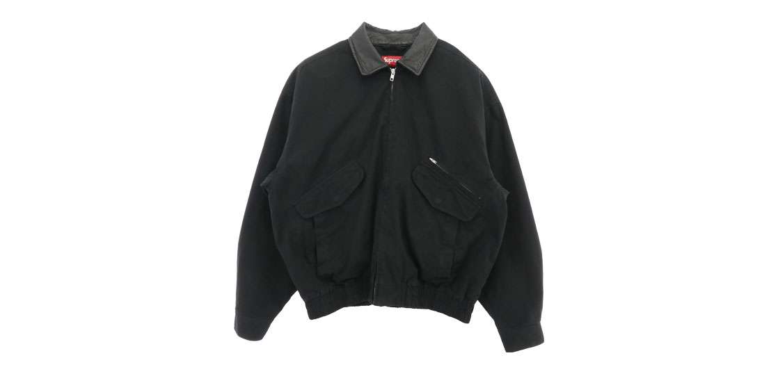 シュプリーム 23AW Leather Collar Utility Jacket 買取実績