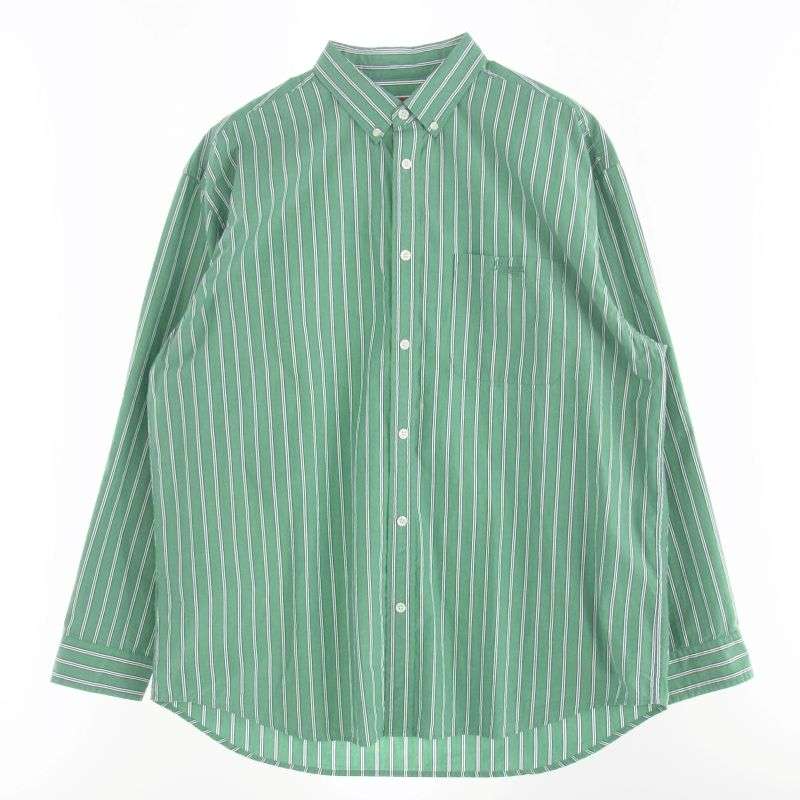 シュプリーム 23AW Loose Fit Stripe Shirt ルーズフィット ボタンダウン ストライプ シャツ 長袖 買取実績 画像