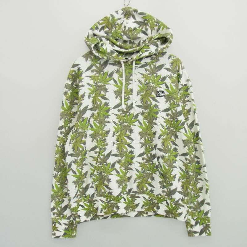 シュプリーム 23AW NT52301I ×THE NORTH FACE ザ ノースフェイス Leaf Hooded Sweatshirt リーフ フーデッド スウェットシャツ フーディ パーカー 買取実績 画像