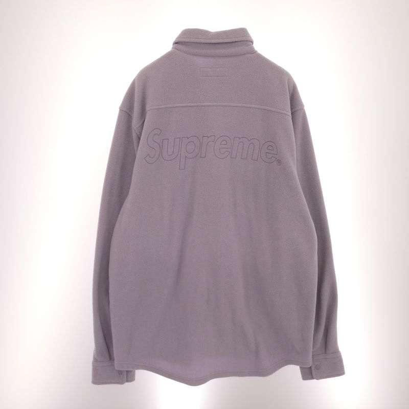 シュプリーム 23AW Polartec Shirt ポーラーテック フリース 背ロゴ 長袖 シャツ 買取実績 画像